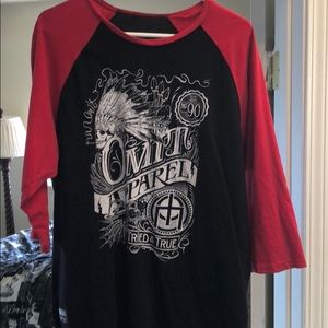 Native theme Baseball style T-shirt